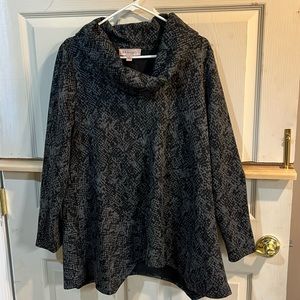 Philosophy cowl neck sweater